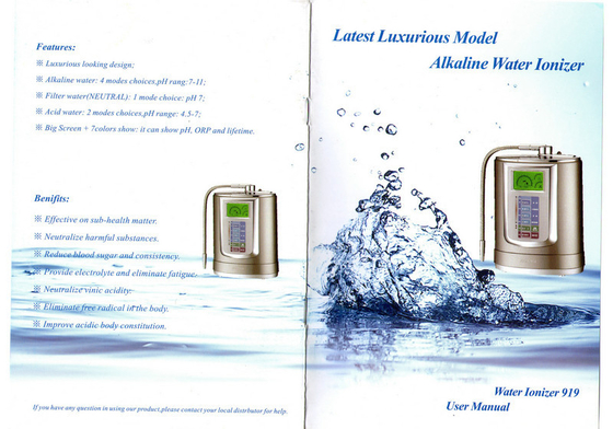 LCD Display Alkaline Water Machine Energy Nano Flask For Kitchen