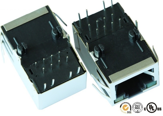 Industrial PCS 0810-1X1T-01 Shielded Connector With Integrated 10/100 Magnetics