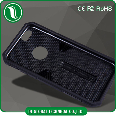 Shockproof Black iPhone 6 Armorbox Rugged Phone Covers TPU + PC + Silicone