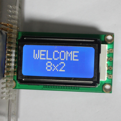 Dimensione 58X32mm IC KS0066 del profilo dell'esposizione dell'affissione a cristalli liquidi del carattere di STN/FSTN 8x2